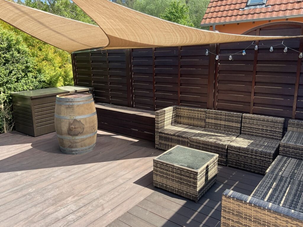 aménagement d'une terrasse en bois