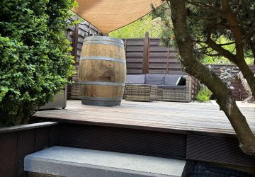 vue terrasse en bois